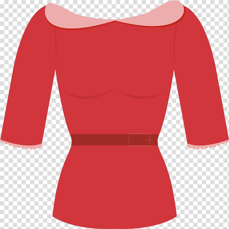 Women's red underwear transparent background PNG clipart