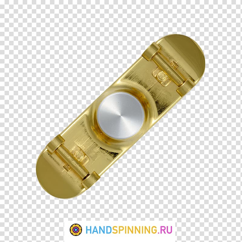 Copper Skateboard Fidget spinner Metal, sprinkle gold hands transparent background PNG clipart