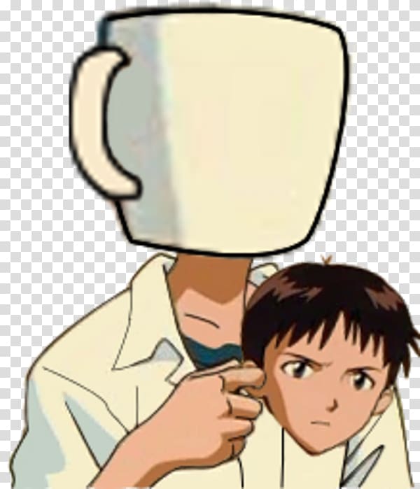 Shinji Ikari Neon Genesis Evangelion Cuphead Internet meme, others transparent background PNG clipart