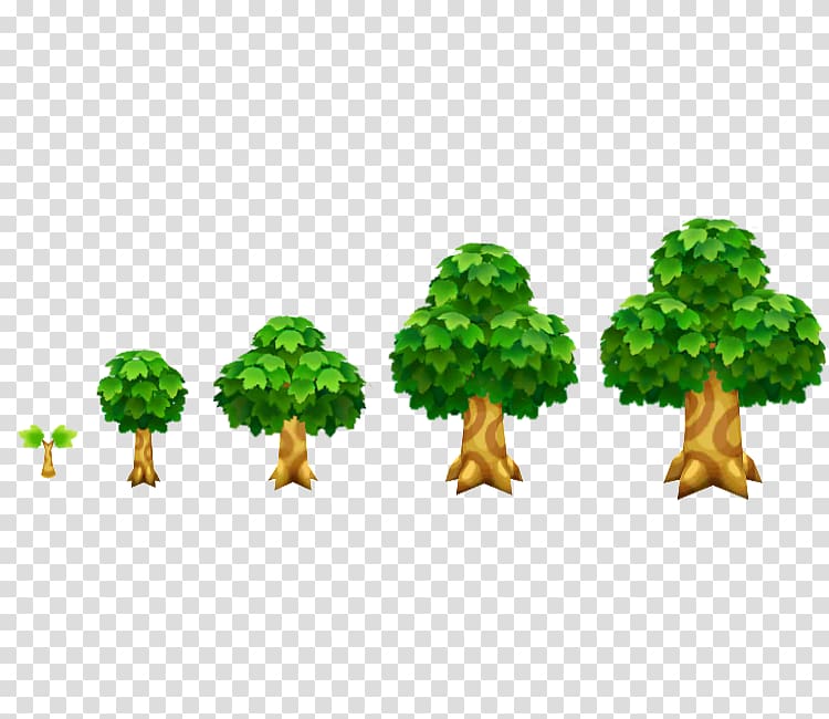 Font Branching Animated cartoon, animal crossing tree transparent background PNG clipart