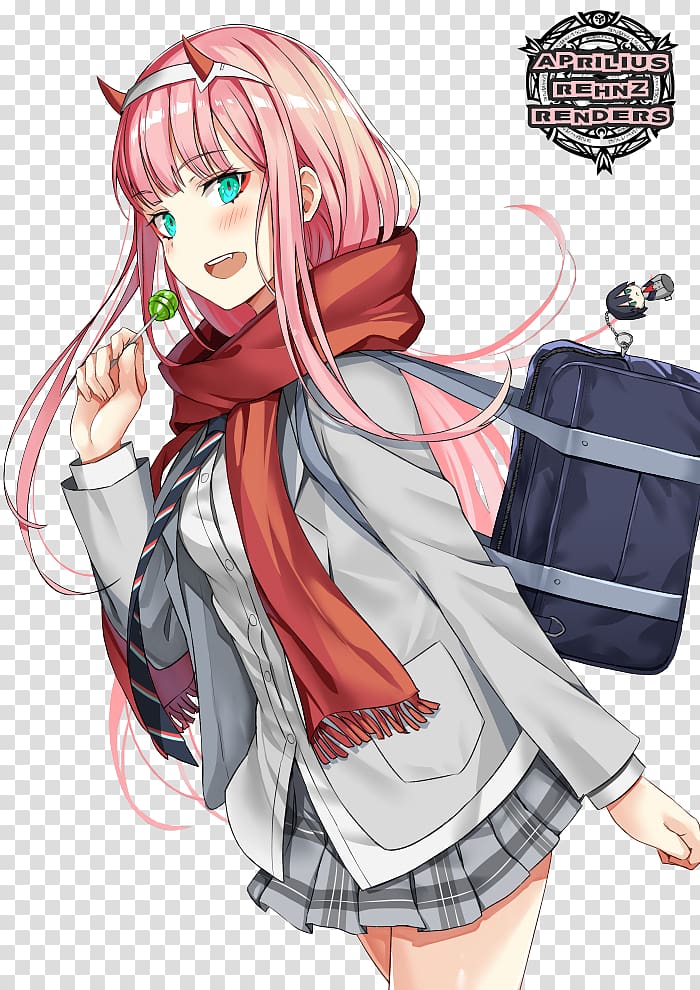 Anime Science Fiction , darling in the franxx render transparent background PNG clipart