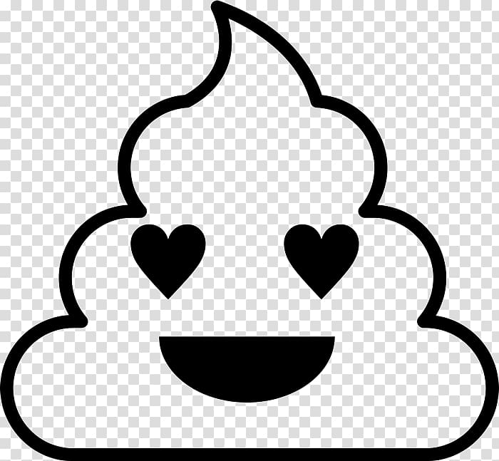 Pile of Poo emoji Drawing Feces Heart, bakery label transparent background PNG clipart