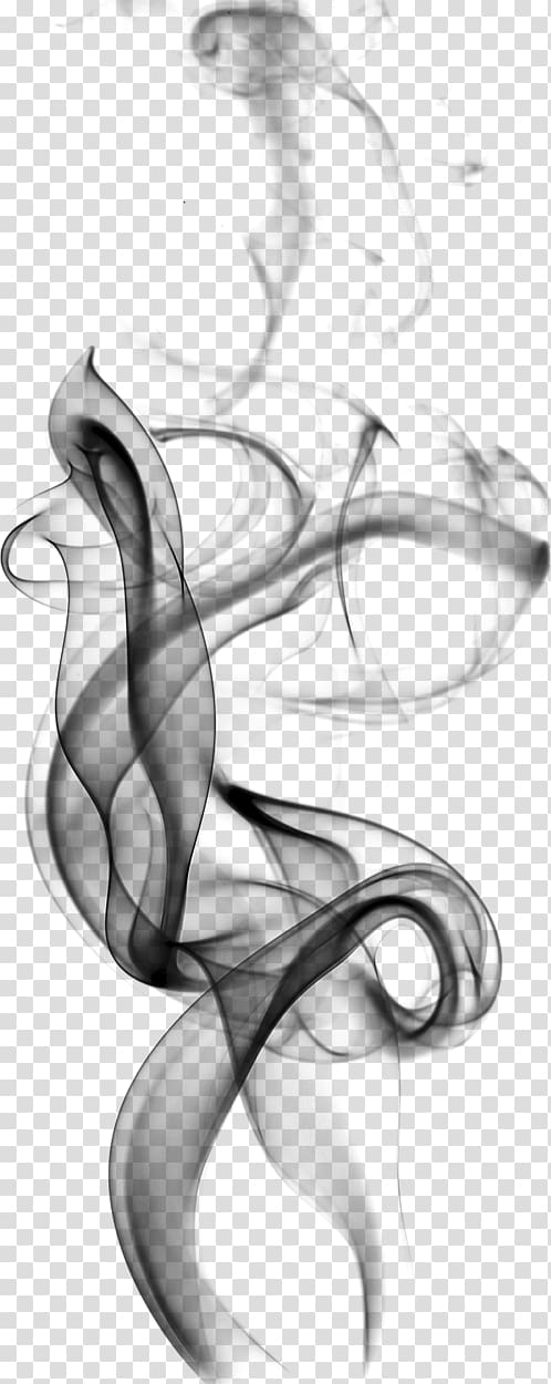 black smoke , Smoke Black and white Art, Smoke effects transparent background PNG clipart