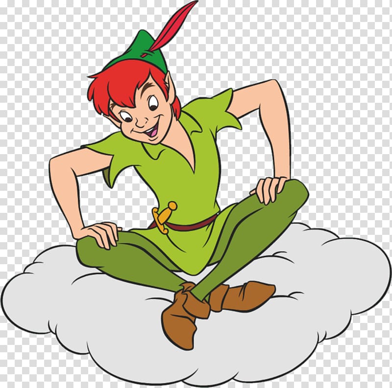 Peter Pan illustration, Peter Pan Tinker Bell Peter and Wendy Wendy Darling Lost Boys, Peter Pan Background transparent background PNG clipart