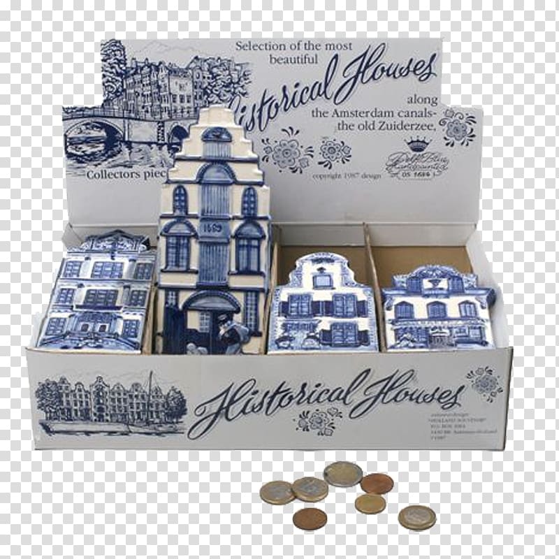 Delftware Het Grachtenhuis Souvenir Piggy bank, house transparent background PNG clipart