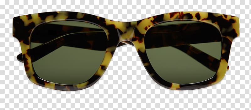 Sunglasses Eyewear Goggles, tortoide transparent background PNG clipart