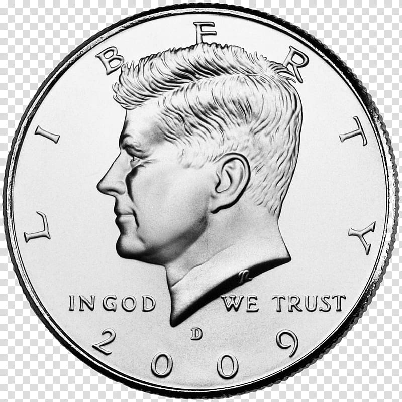 Kennedy half dollar Dollar coin Proof coinage, Coin transparent background PNG clipart