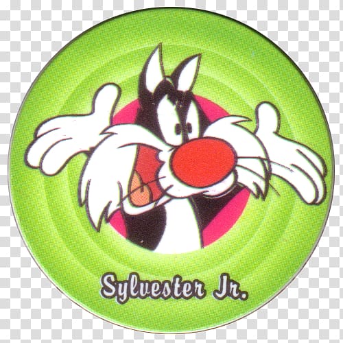 Sylvester Jr. Milk caps Tweety Cartoon, inflatable circle transparent background PNG clipart