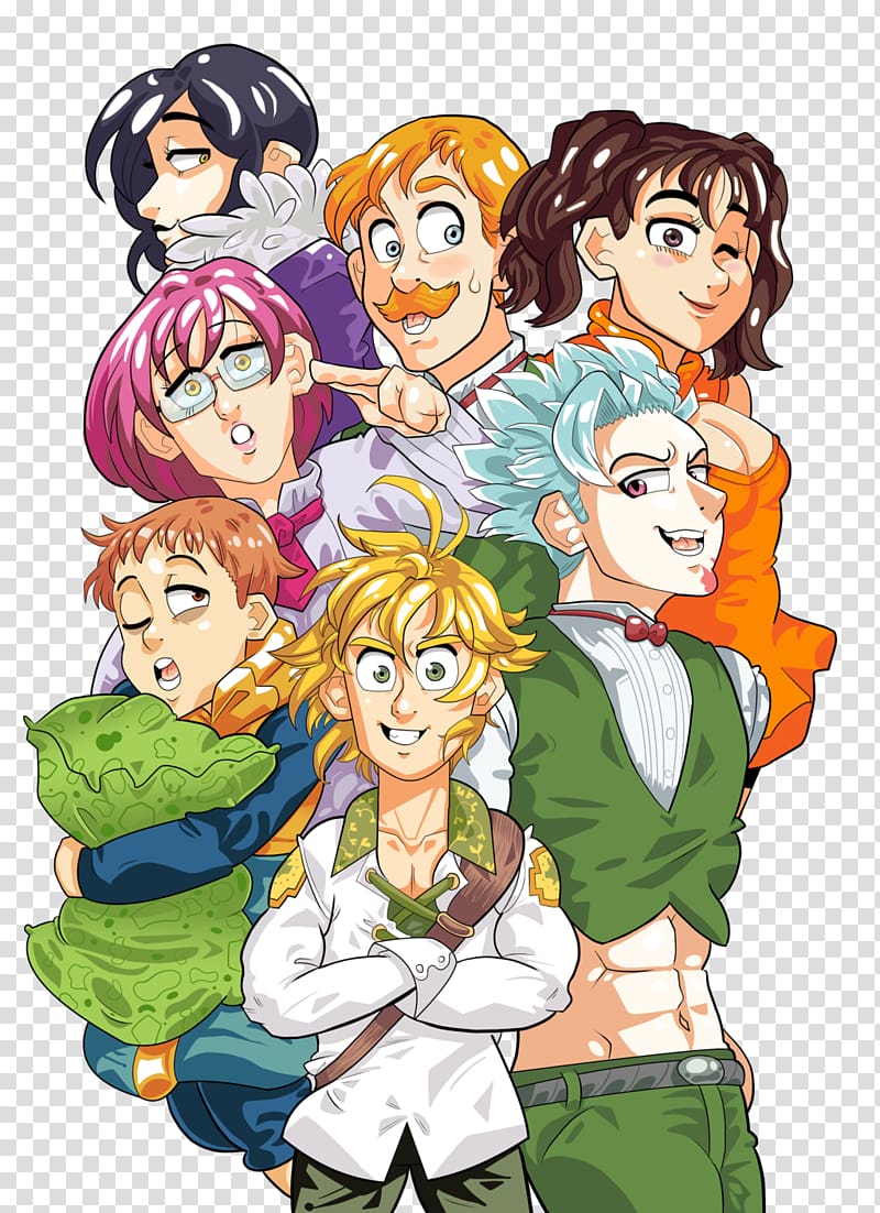 Meliodas The Seven Deadly Sins Anime Manga Illustration, Anime transparent background PNG clipart