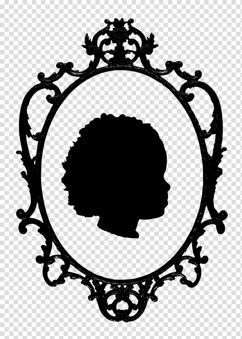 Frames Mirror Vintage clothing Drawing , silhouette border transparent background PNG clipart