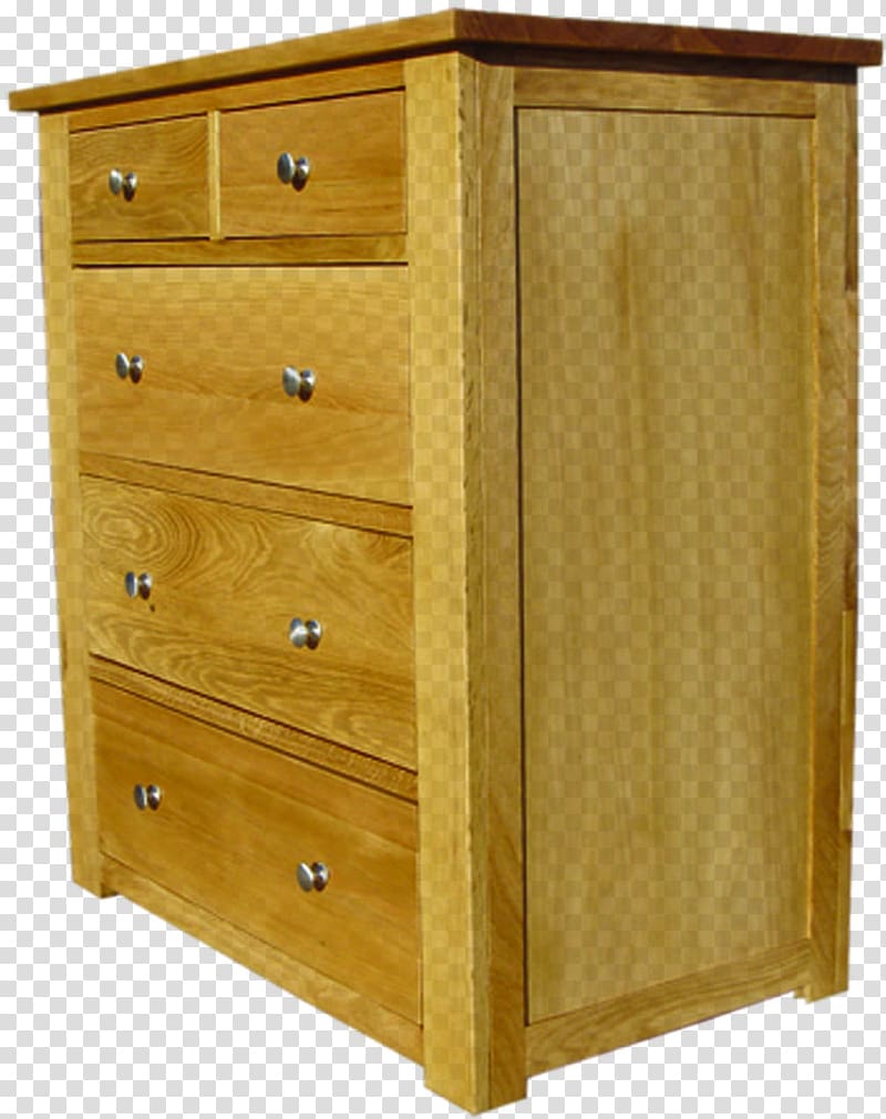 Furniture Chest of drawers Chiffonier, oak transparent background PNG clipart