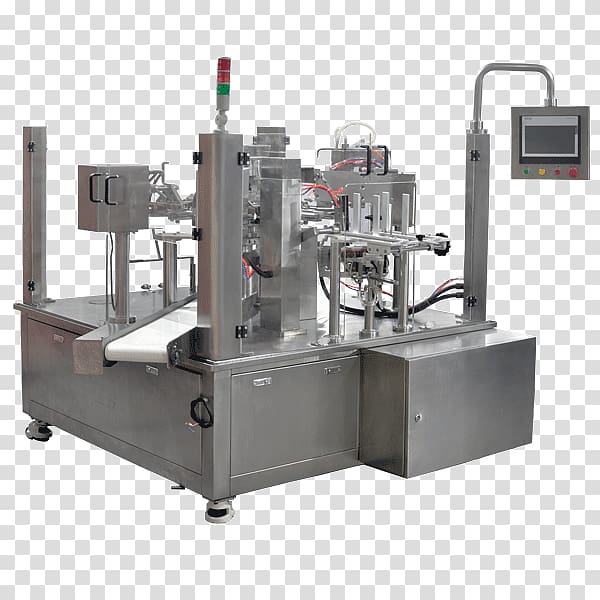 Packaging machine Doypack Packaging and labeling Manufacturing, packaging Machine transparent background PNG clipart