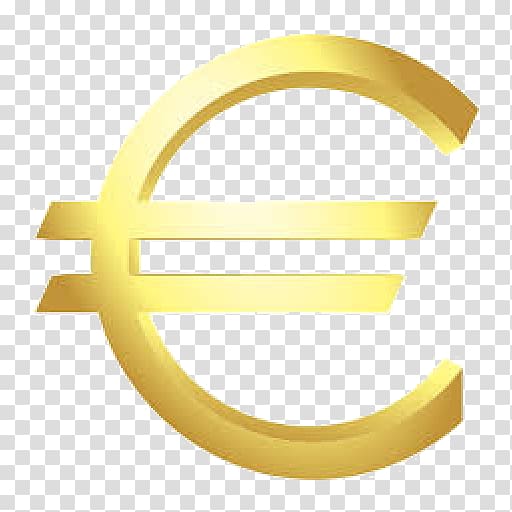 Euro sign Currency symbol Eurozone Dollar sign, euro transparent background PNG clipart