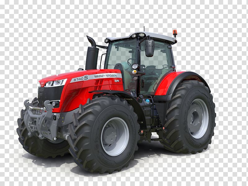 John Deere Massey Ferguson Tractor Agricultural machinery Agriculture, tractor transparent background PNG clipart