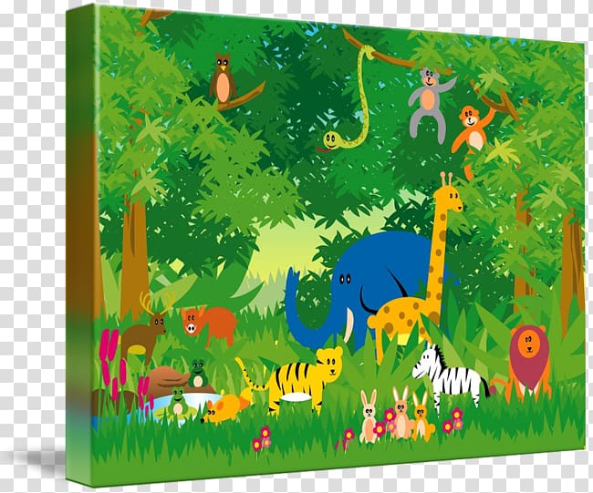 Coloring book Drawing , jungle transparent background PNG clipart