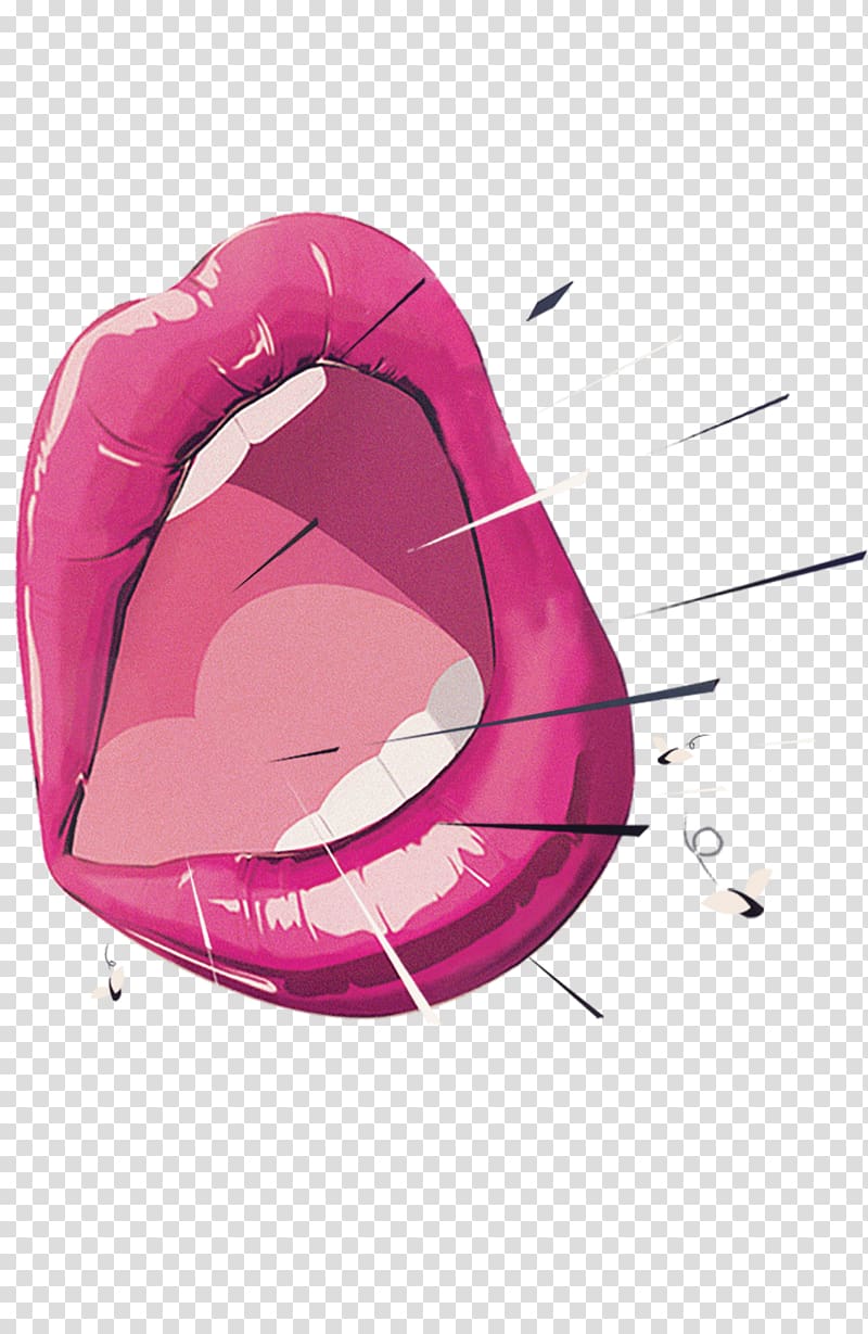 woman's mouth , Lip Speech Mouth, Lips transparent background PNG clipart