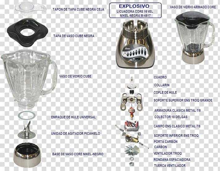 Blender John Oster Manufacturing Company Osterizer Sunbeam Products Glass, glass transparent background PNG clipart