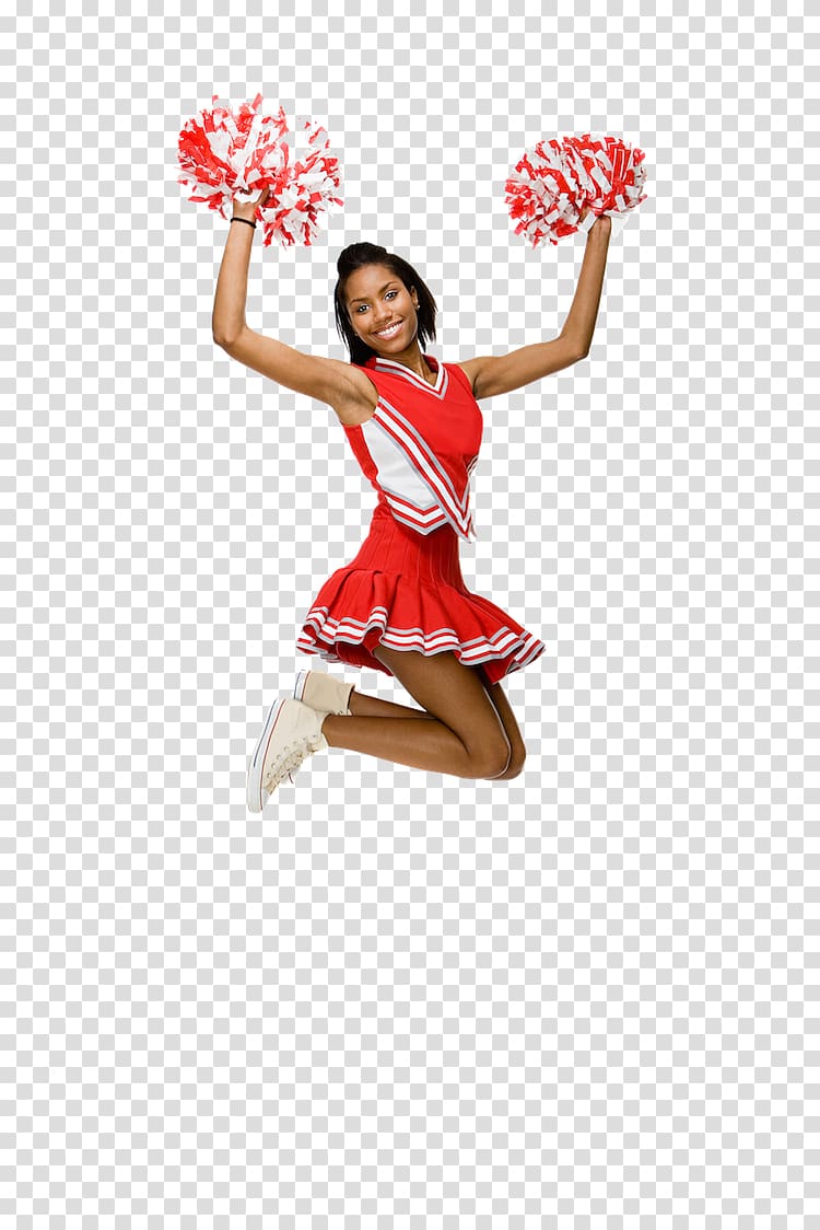 Cheerleading Jumping Pom-pom , Cheerleader transparent background PNG clipart
