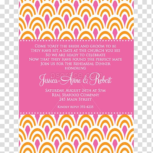 Pink M Line RTV Pink Party Font, dinner Invitation transparent background PNG clipart