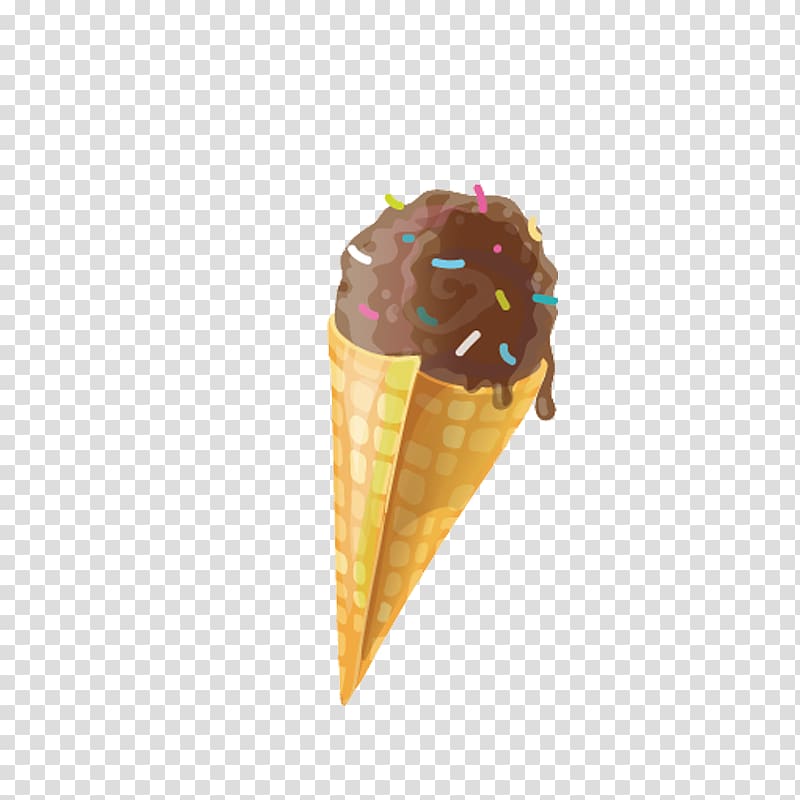Ice cream cone Triangle, Ice cream transparent background PNG clipart