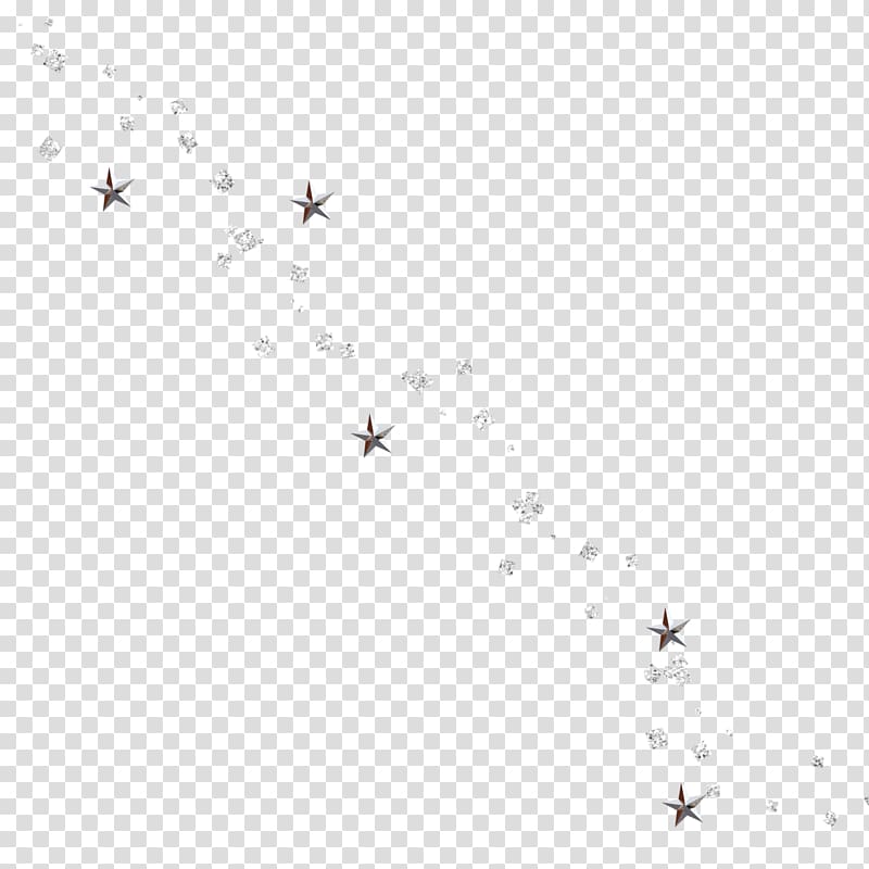 several silver stars, Insect Bird Invertebrate Animal White, silver glitter transparent background PNG clipart
