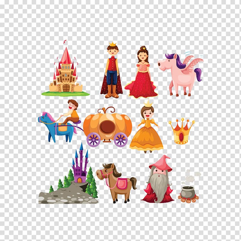 Cinderella Fairy tale Cartoon , Cartoon fairy tale characters transparent background PNG clipart