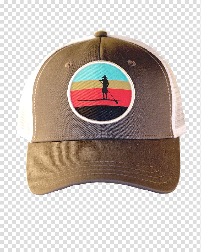 Baseball cap, gray stripes transparent background PNG clipart