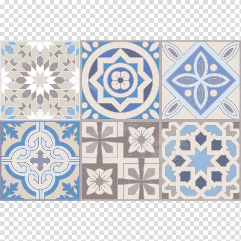 Carrelage Sticker Azulejo Cement Tile, floor sticker transparent background PNG clipart