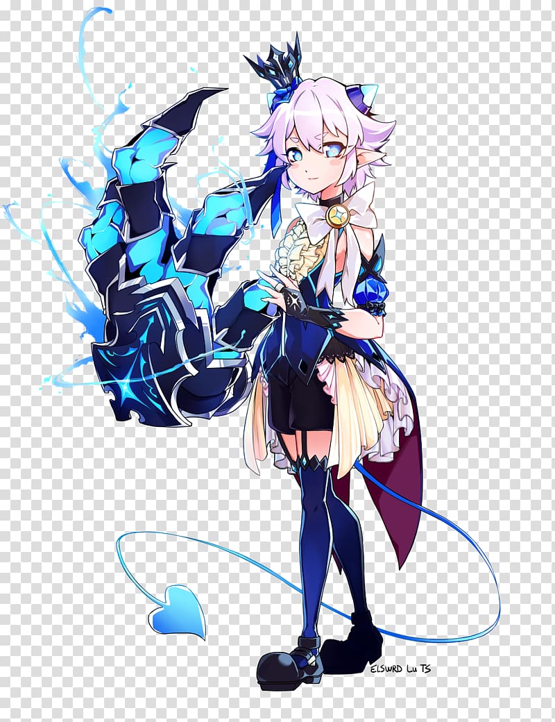 Elsword Sour cream Desktop Demon Illustration, elsword characters transparent background PNG clipart