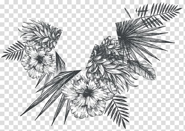 Drawing /m/02csf Pine Line Flowering plant, songkran festival transparent background PNG clipart