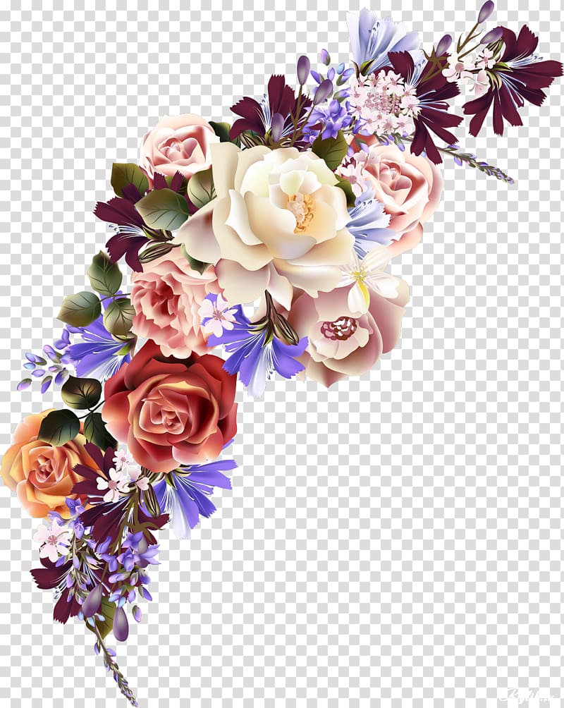 Cut flowers Garden roses , Flowers transparent background PNG clipart
