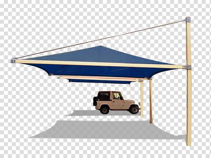 Shade Roof Canopy Car Park Tensile structure, park car transparent background PNG clipart