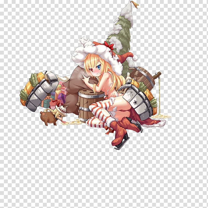 USS Nevada (BB-36) Battleship Girls Christmas, clench transparent background PNG clipart