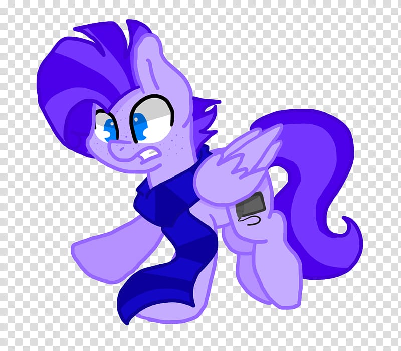 Horse Pony Purple Violet, falling down transparent background PNG clipart