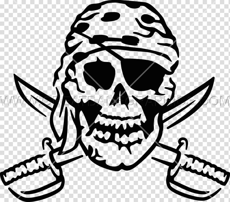 Skull Piracy , Skull pirate transparent background PNG clipart