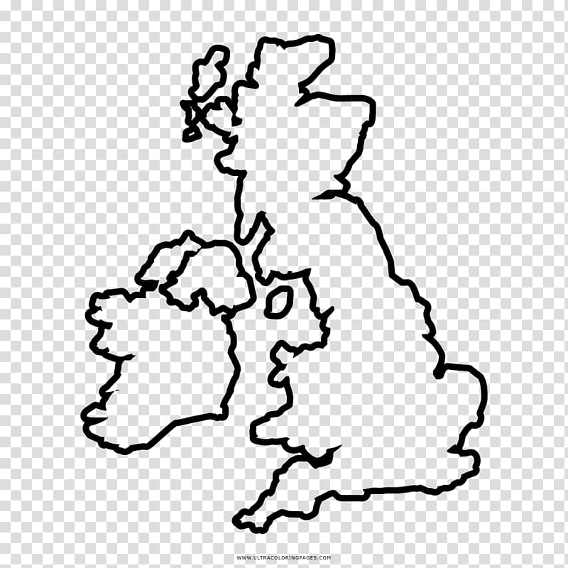 Great Britain Drawing Map, map transparent background PNG clipart
