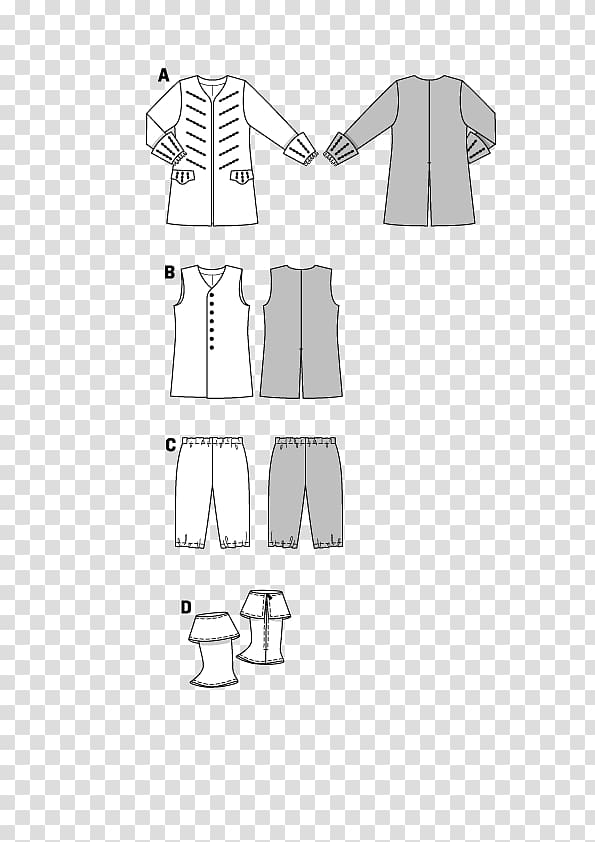 Burda Style Sleeve Dress Jacket Pattern, Piracy boy transparent background PNG clipart