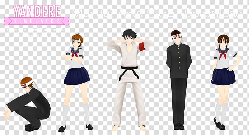 Yandere Simulator Martial arts Drama Uniform Cartoon, others transparent background PNG clipart