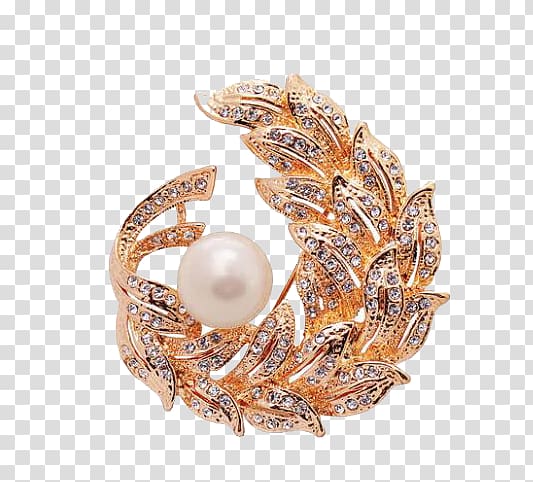 Brooch Pin, Wheat brooch transparent background PNG clipart