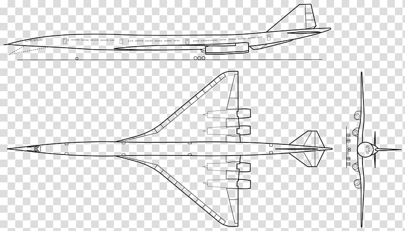 Boeing 2707 Supersonic aircraft Airplane LAPCAT Concorde, color aircraft transparent background PNG clipart