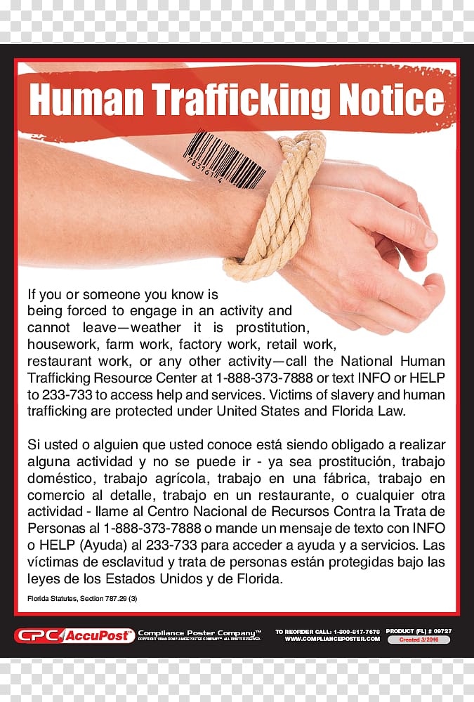 Poster Human trafficking in Florida 09727 Human trafficking in Texas, company posters transparent background PNG clipart