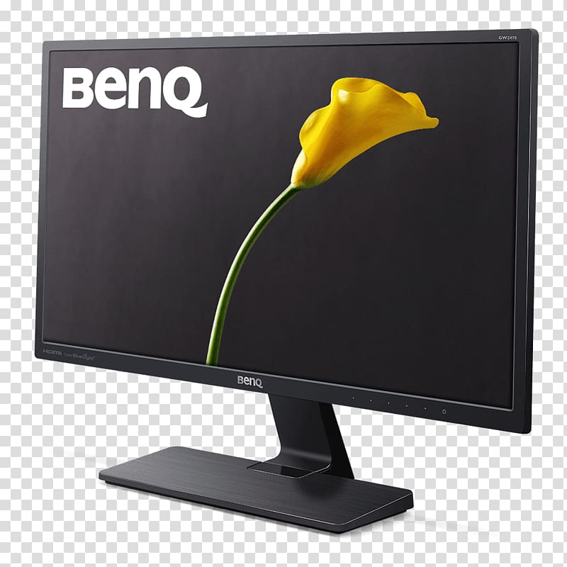 Computer Monitors BenQ GW-70H 1080p, Eye Care transparent background PNG clipart