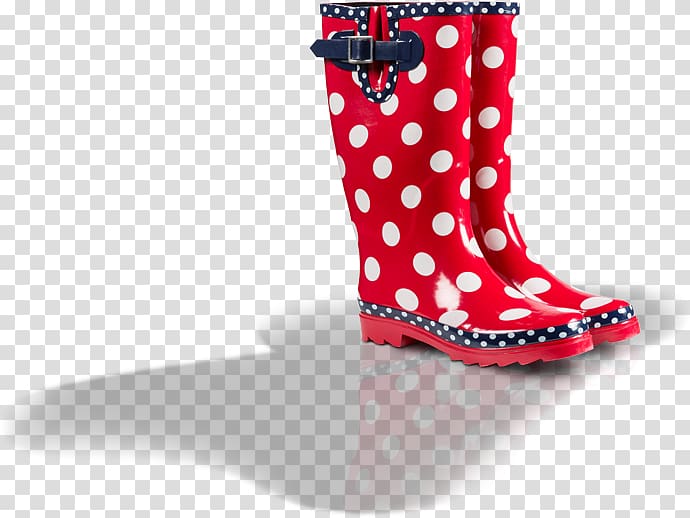 Wellington boot Polka dot Fashion, boot transparent background PNG clipart