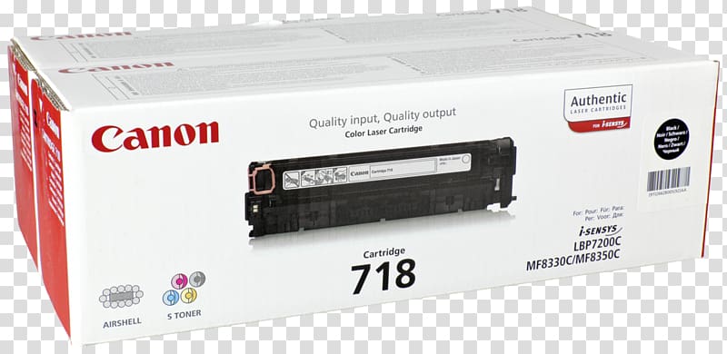 Toner cartridge Canon Ink cartridge Printer, printer transparent background PNG clipart