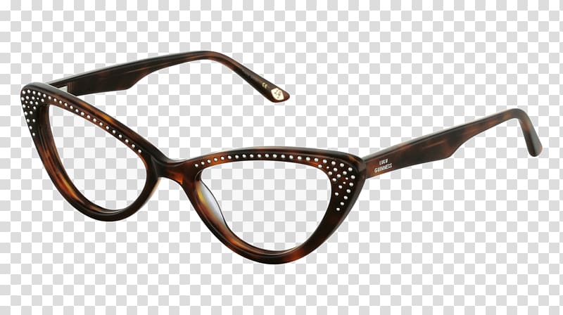 Sunglasses Eyeglass prescription Cat eye glasses Ray-Ban, Lulu Guinness transparent background PNG clipart