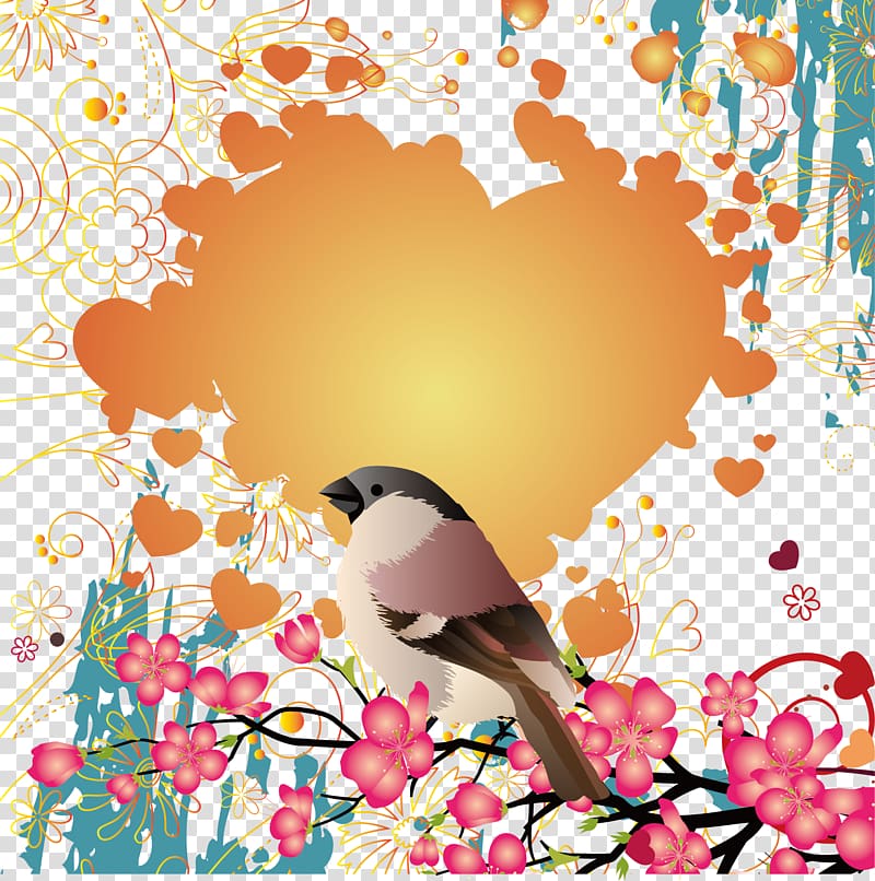 National Cherry Blossom Festival Cartoon Illustration, Hand-painted cartoon cherry blossom festival transparent background PNG clipart
