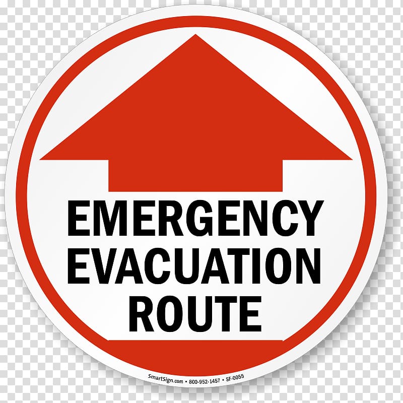 Emergency evacuation Exit sign Fire drill Road, road transparent background PNG clipart