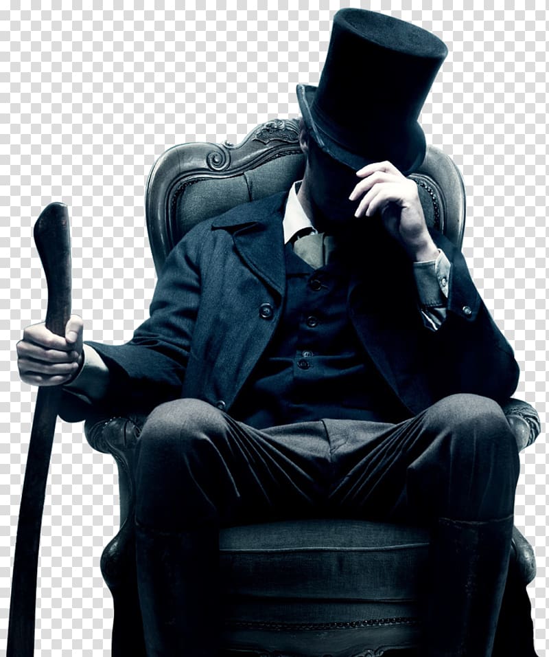 man sitting on black sofa chair holding black tap hat and cane, Halal Muslim world Islam SingleMuslim.com, Vampire transparent background PNG clipart