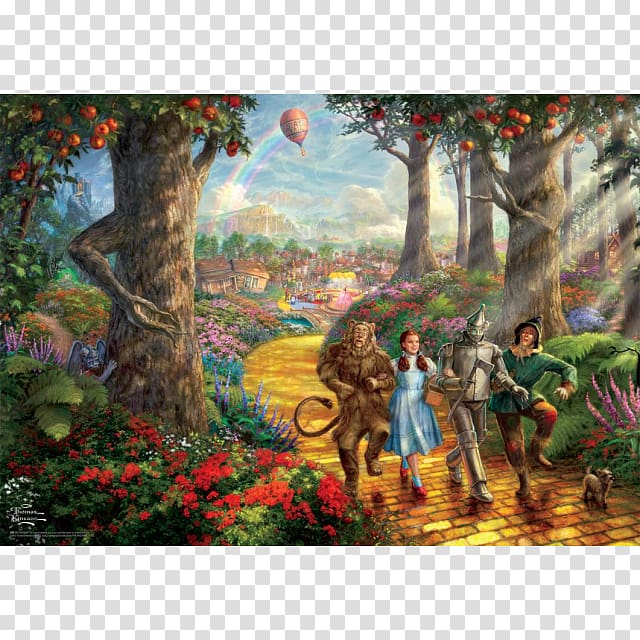 The Wizard Scarecrow The Wonderful Wizard of Oz Tin Woodman Jigsaw Puzzles, painting transparent background PNG clipart
