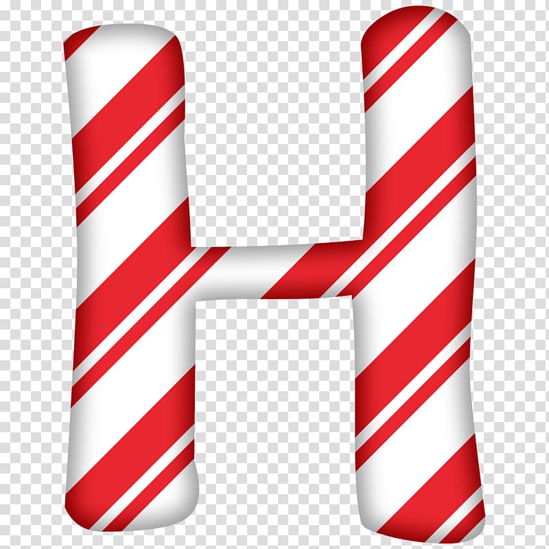 Candy cane Letter Alphabet Christmas , alphabet collection transparent background PNG clipart